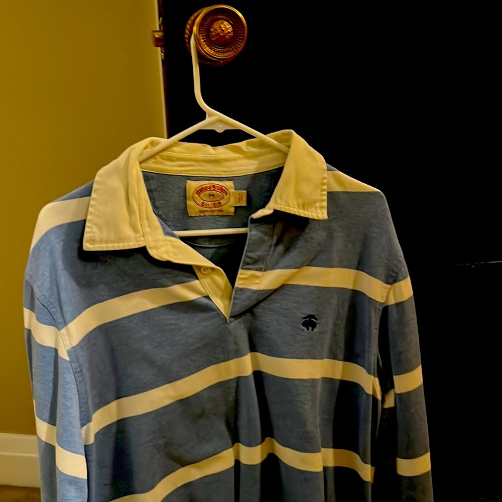 Brooks Brothers long sleeve polo, M